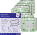 VED Dermapore Waterproof Adhesive Wound Dressing- Suitable for cuts and grazes, Diabetic Leg ulcers, venous Leg ulcers, Small Pressure sores- Medium, 9 x 10cm (Pack of 50).
