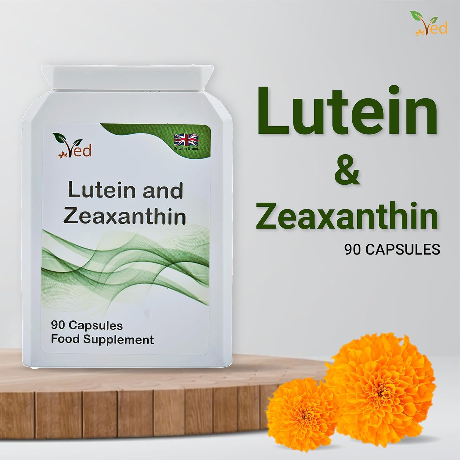 Ved Lutein 40mg with Zeaxanthin 2mg, 90 Capsule(3 Months Supply)