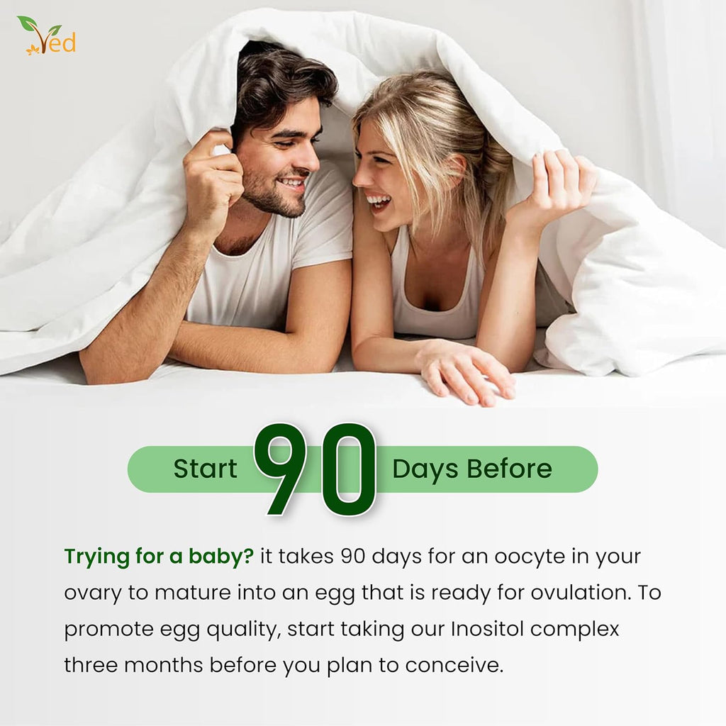 Ved Myo & D Chiro Inositol, 92 Capsule (23 Days Supply)