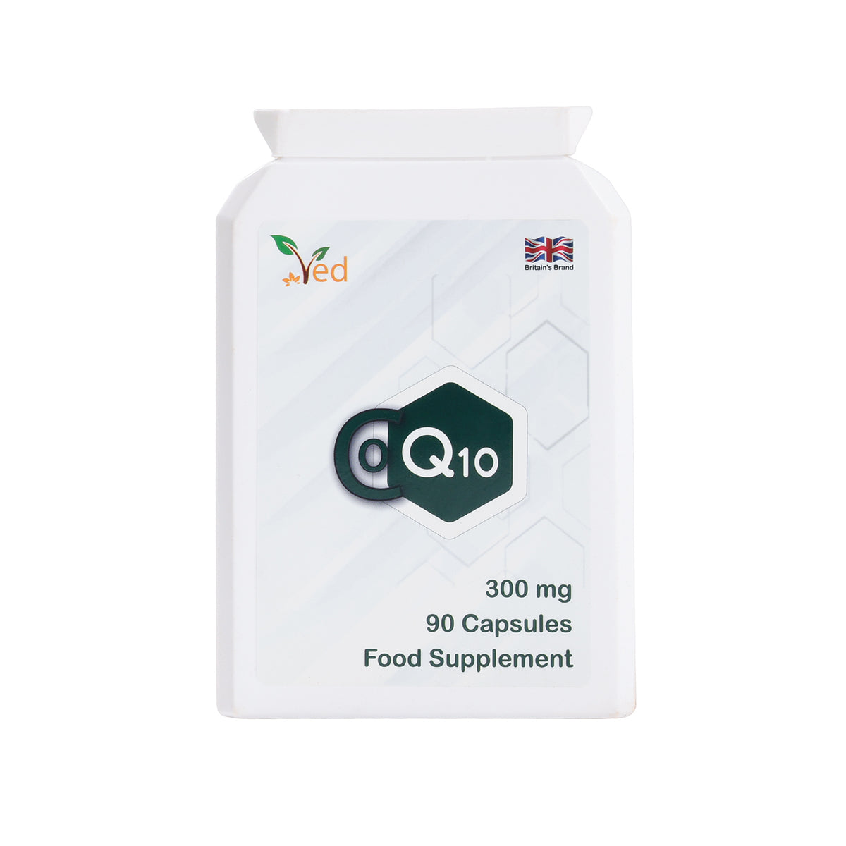 Ved Best High Absorption CoQ10, Vegetarian, Gluten Free, Dietary Supplement, 300 mg 90 Veggie Capsules