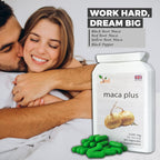 Ved Organic Maca Root Black 60 capsules (30 Days Supply).