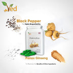 Ved Organic Maca Root Black 60 capsules (30 Days Supply).