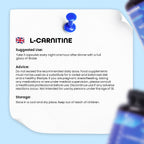 L -Carnitine Supplement 120 Vegan Capsules – Pure L-Carnitine Powder Pre-Workout for Men & Women – Vegan, Gluten Free, GMO Free.
