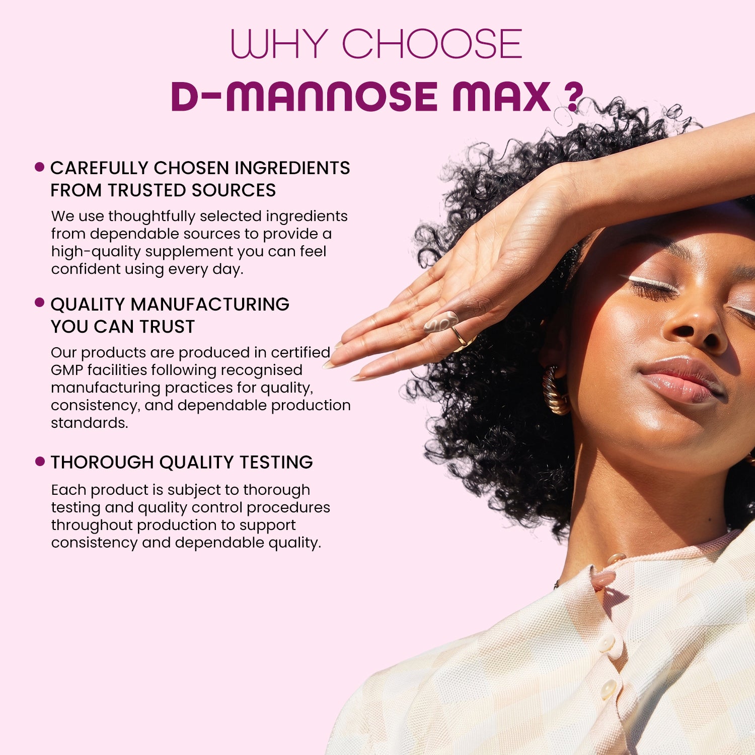 D - Mannose 2000mg Capsules - 180 Capsules - 2 Months’ Supply - Easy to Take - Split & Pour D Mannose Powder Capsules - Vegan, Gluten Free, GMO Free.