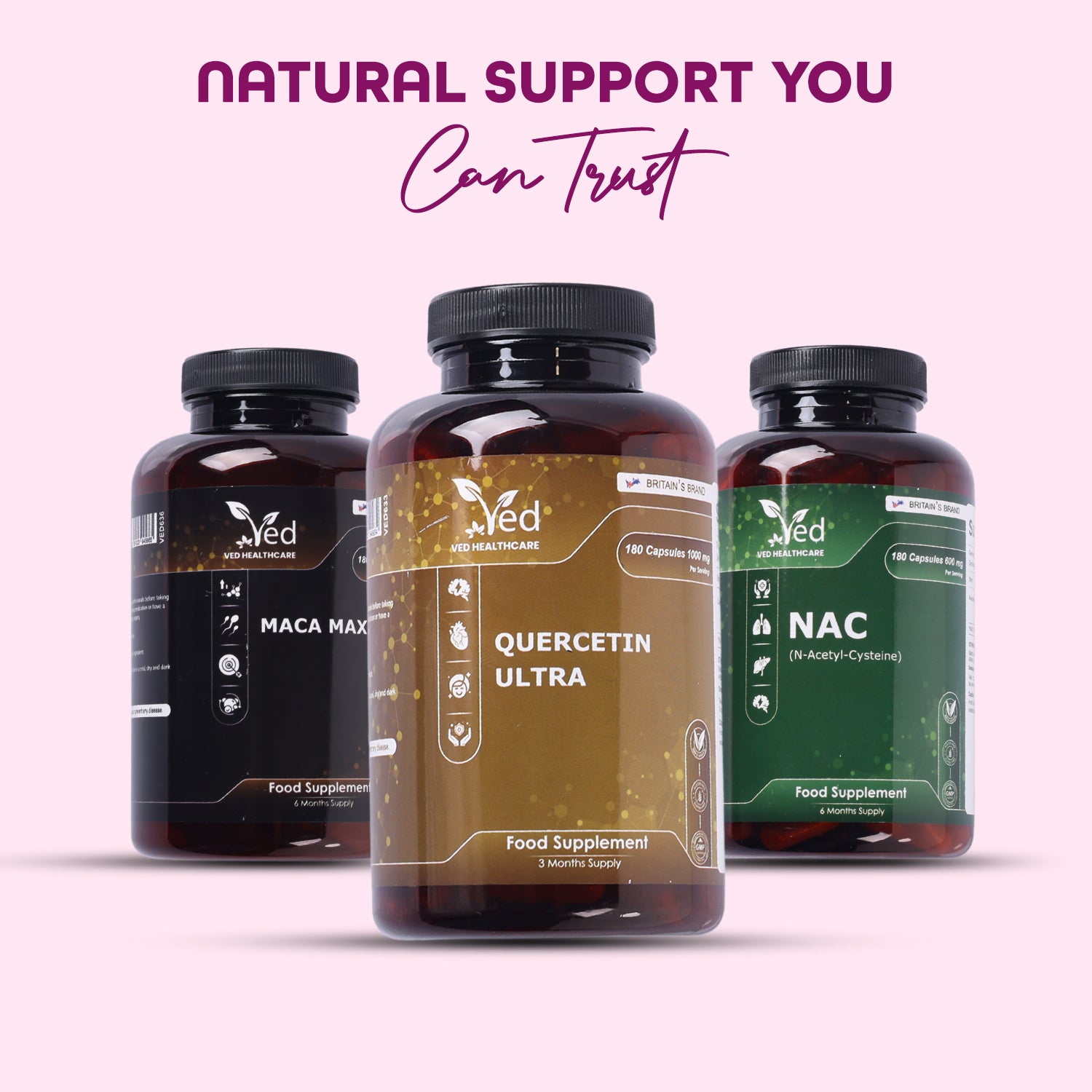 D - Mannose 2000mg Capsules - 180 Capsules - 2 Months’ Supply - Easy to Take - Split & Pour D Mannose Powder Capsules - Vegan, Gluten Free, GMO Free.