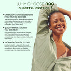 N-Acetyl-Cysteine (NAC) 600mg – 180 Vegan Capsules – One Capsule Daily – 6 Month Supply – Gluten Free Nutritional Supplement.