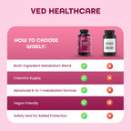 Raspberry Ketone Advanced 4280mg – 180 Vegan Capsules – with Apple Cider Vinegar, Green Tea, Caffeine & Vitamin C – 3 Months Supply.