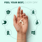 Probiotic Complex 60 Billion CFU – 120 Capsules – 20 Live Cultures – with Inulin & FOS Prebiotics – 2 Month Supply for Women & Men.
