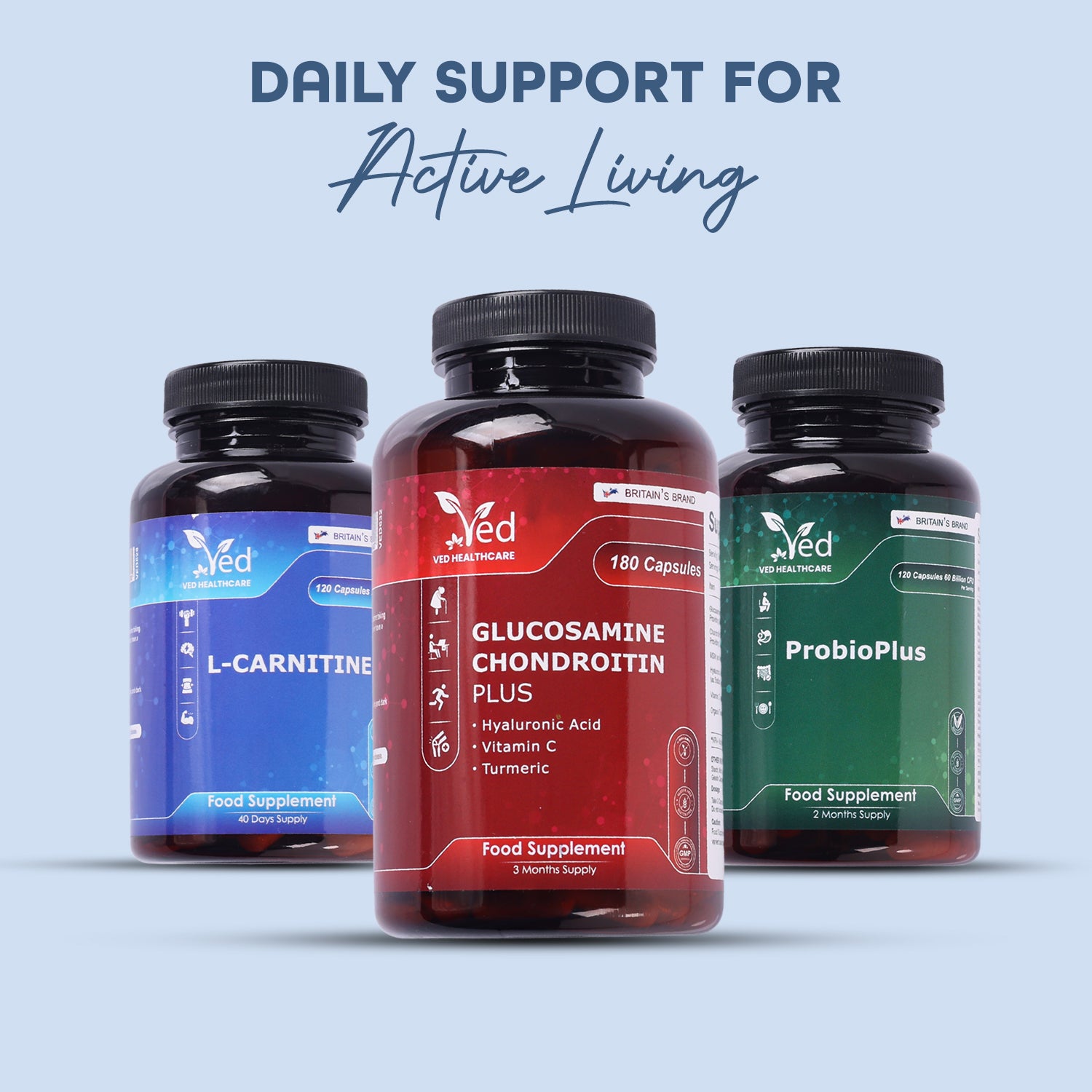 Pure Marine Collagen Peptides - Type 1 & 3 Hydrolysed Fish Collagen Supplement - Highly Bioavailable Formula - Men & Women - 60 Day Supply