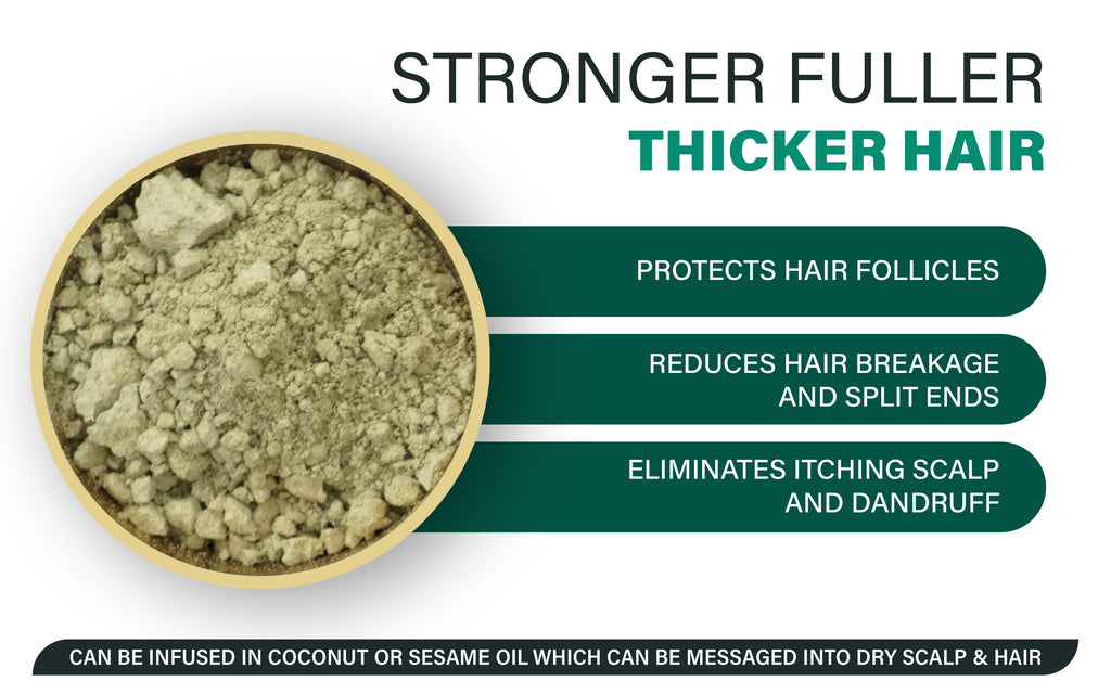 Ved Organic Brahmi Powder, Pure & Natural, Ayurvedic Hair Growth Hair Mask, Thinning Hair, Reduce Hair Fall, Breakage, Split Ends, Strengthen Hair,100g