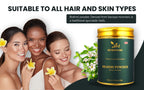 Ved Organic Brahmi Powder, Pure & Natural, Ayurvedic Hair Growth Hair Mask, Thinning Hair, Reduce Hair Fall, Breakage, Split Ends, Strengthen Hair,100g
