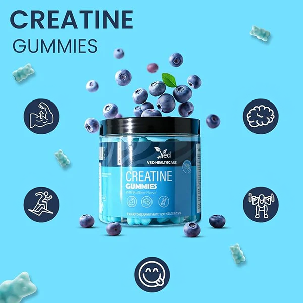 VED Creatine Gummies 1000 mg, 120 Gummies