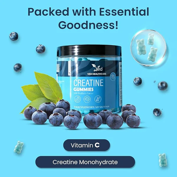 VED Creatine Gummies 1000 mg, 120 Gummies