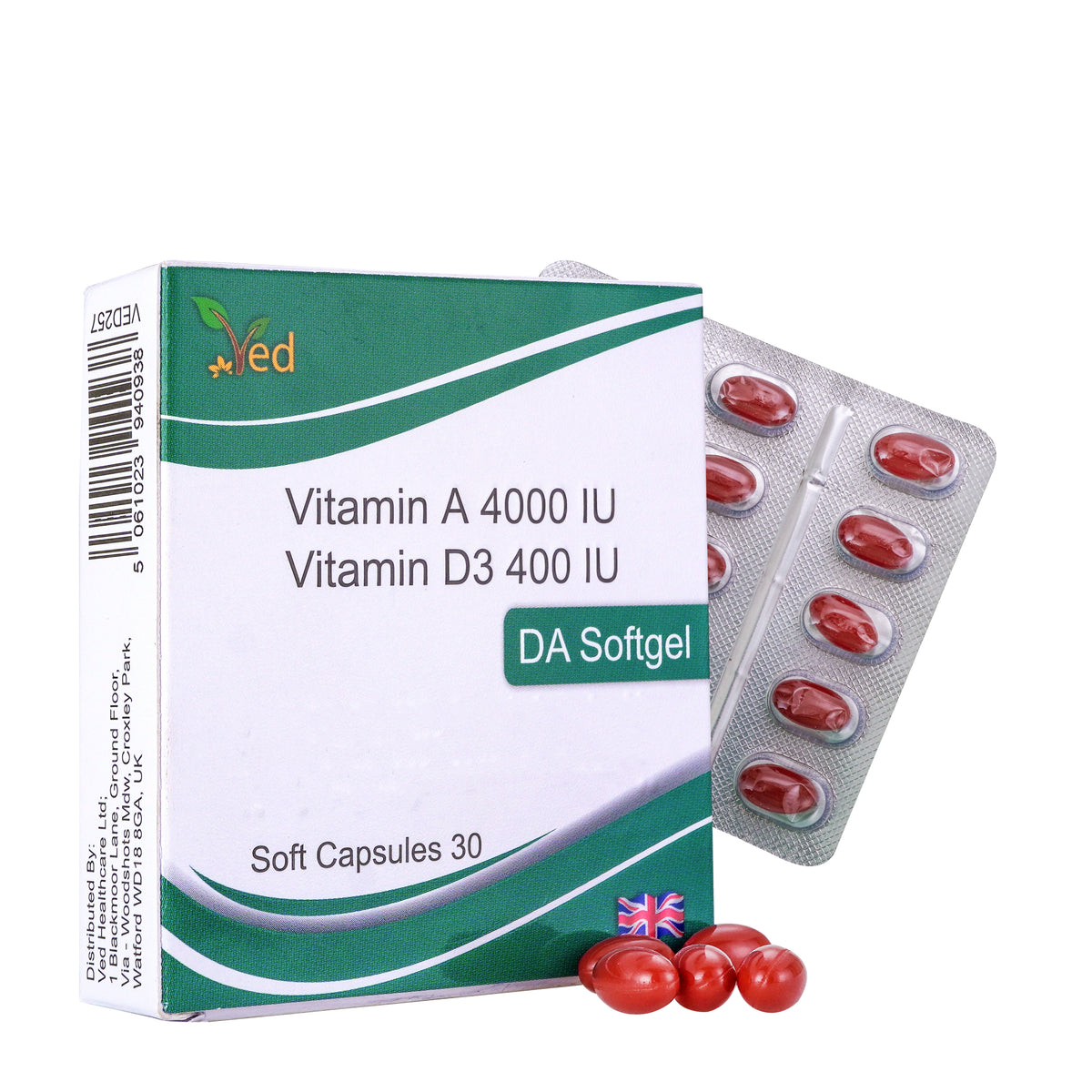 VED VITAMIN A & D SOFTGEL CAPSULE (15X2)