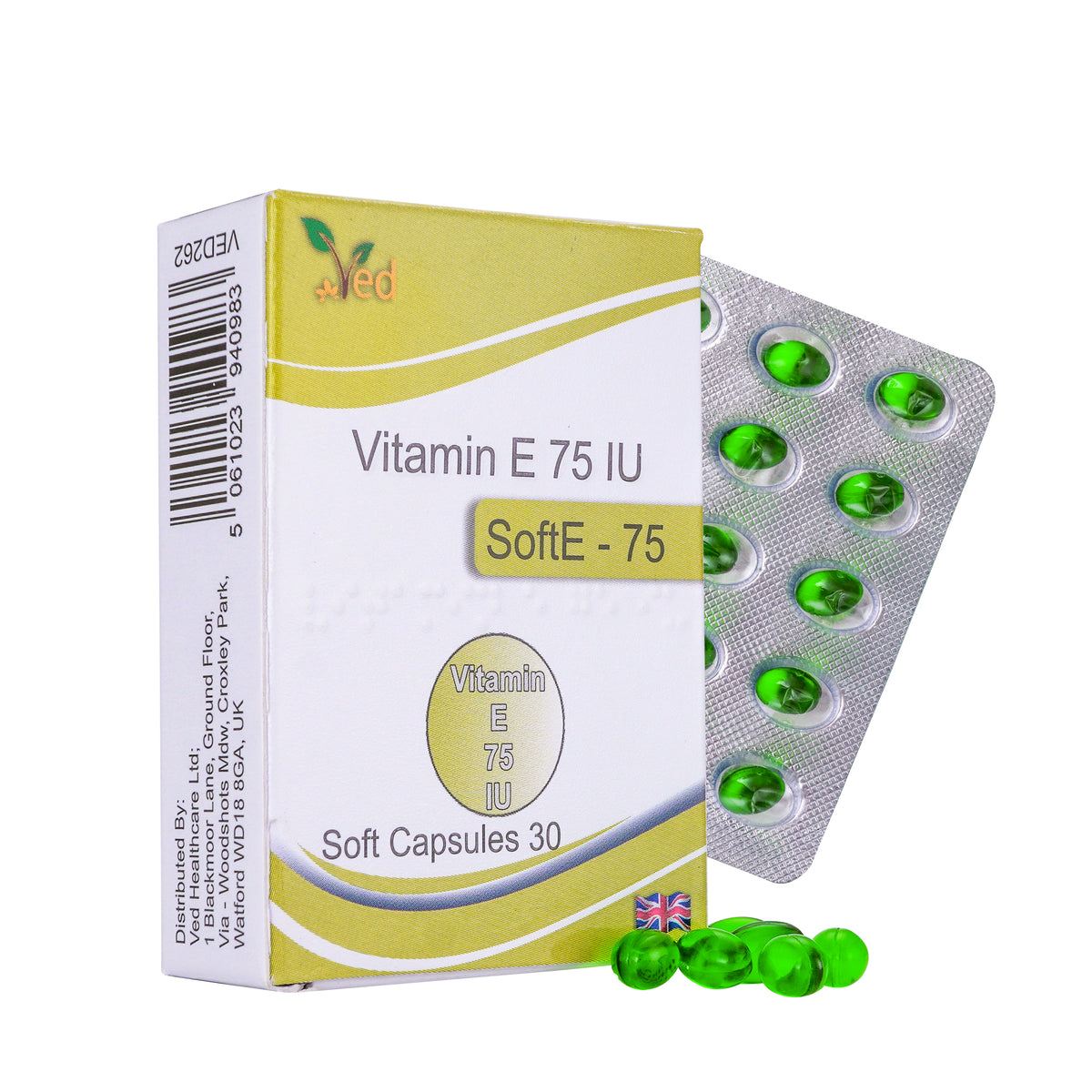 VED VITAMIN-E 75 IU SOFTGEL CAPSULE