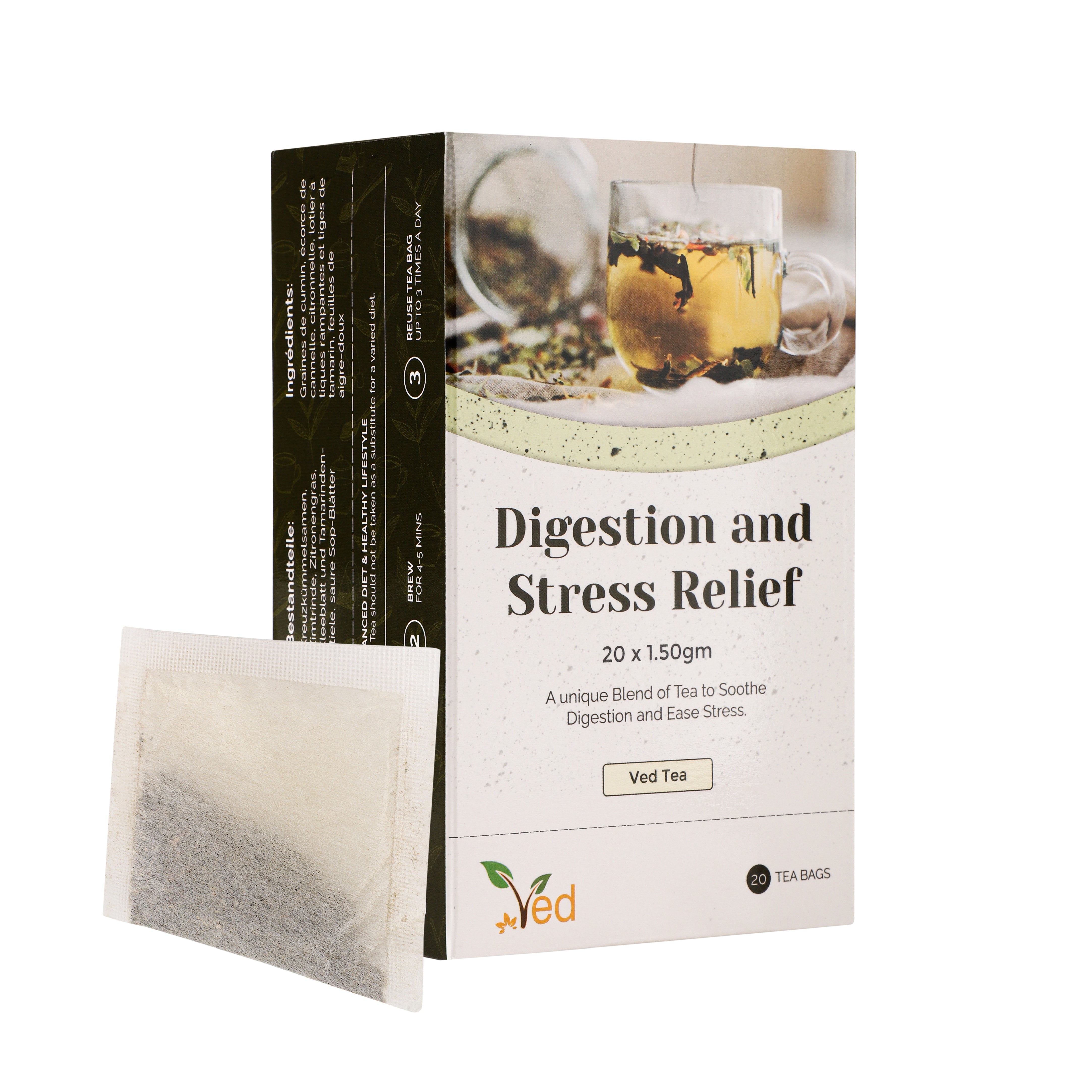 Ved Tea bag 20 Tea Bags (Digestion And Stress Relief Tea)
