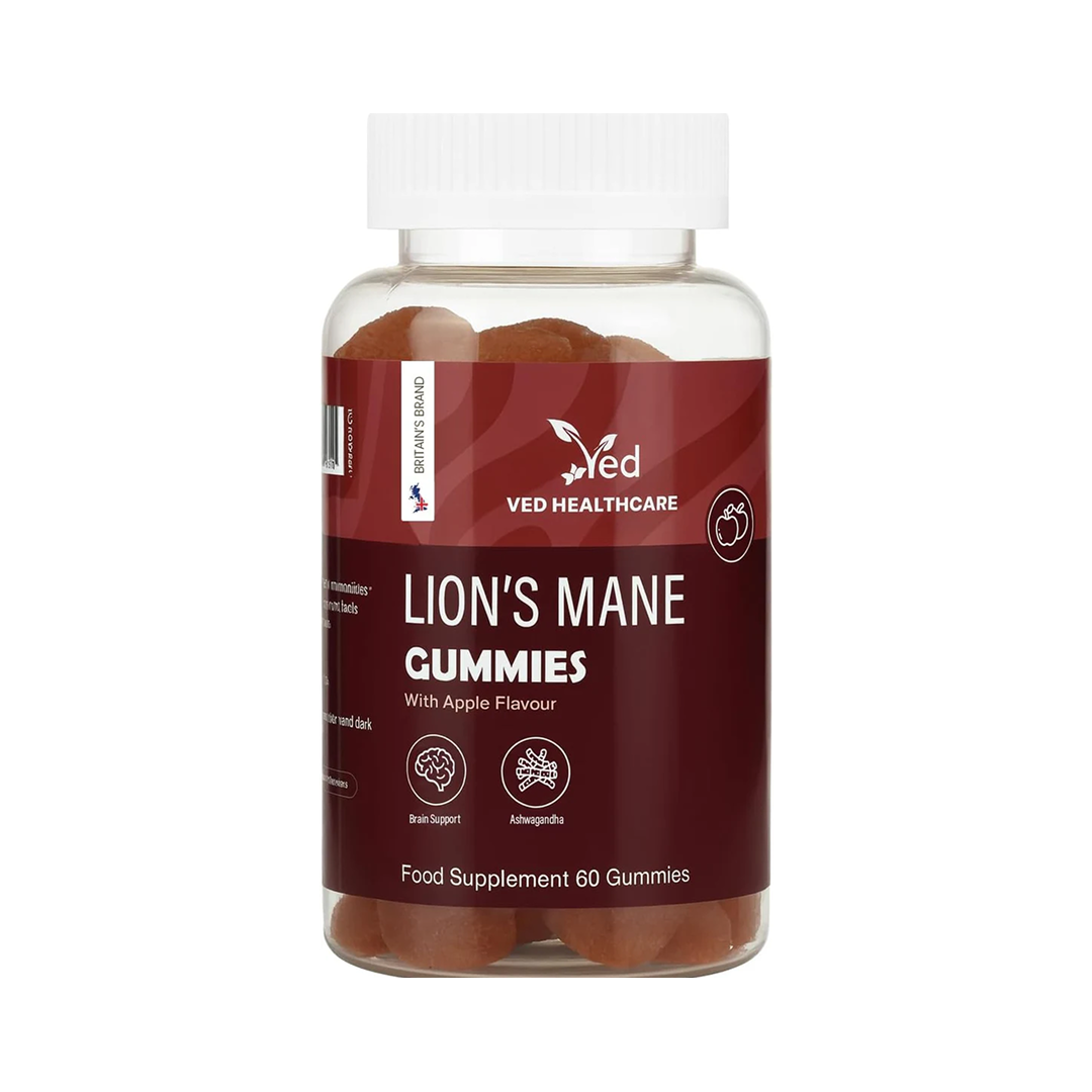 VED Lion's Mane Mushroom 1000 mg, 60 Gummies