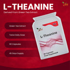 Ved L-Theanine Capsule, 90 Capsules(45 Days Supply)