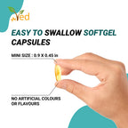 Ved Omega 3-6-9 food supplement, 1000 mg 90 soft gel - 90 Days’ supply.