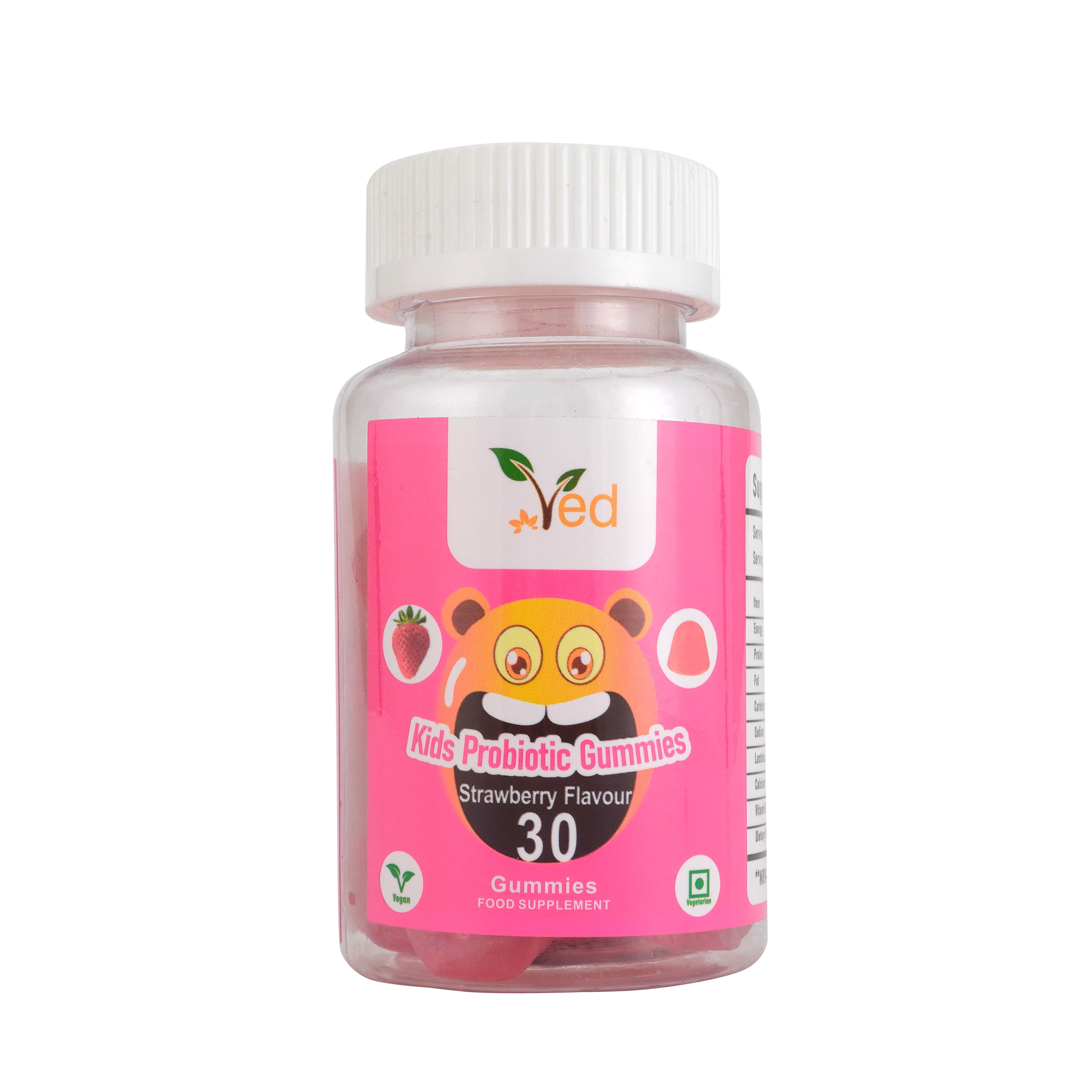 Kids Probiotic Gummies Strawberry flavor 30 gummies/bottle