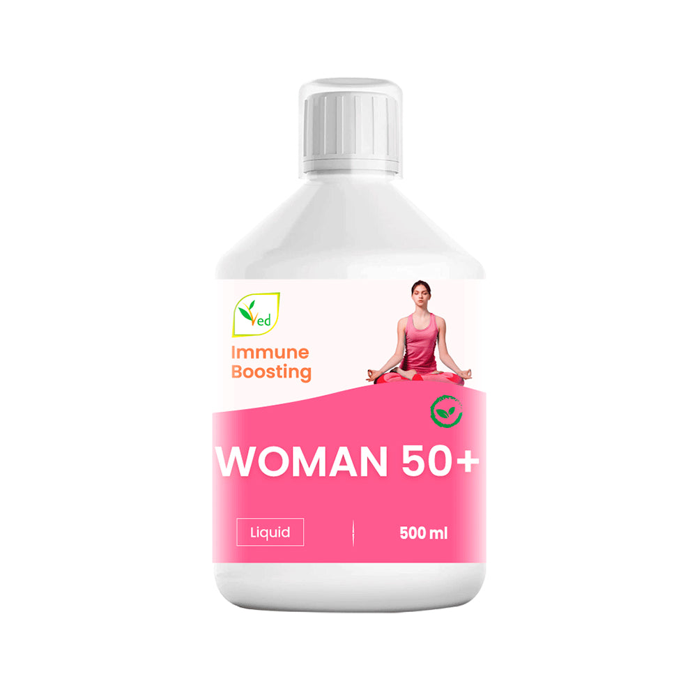 Ved Woman 50 Plus Liquid Multivitamin Supplement for Women, 500 ml, 33 Days Supply.