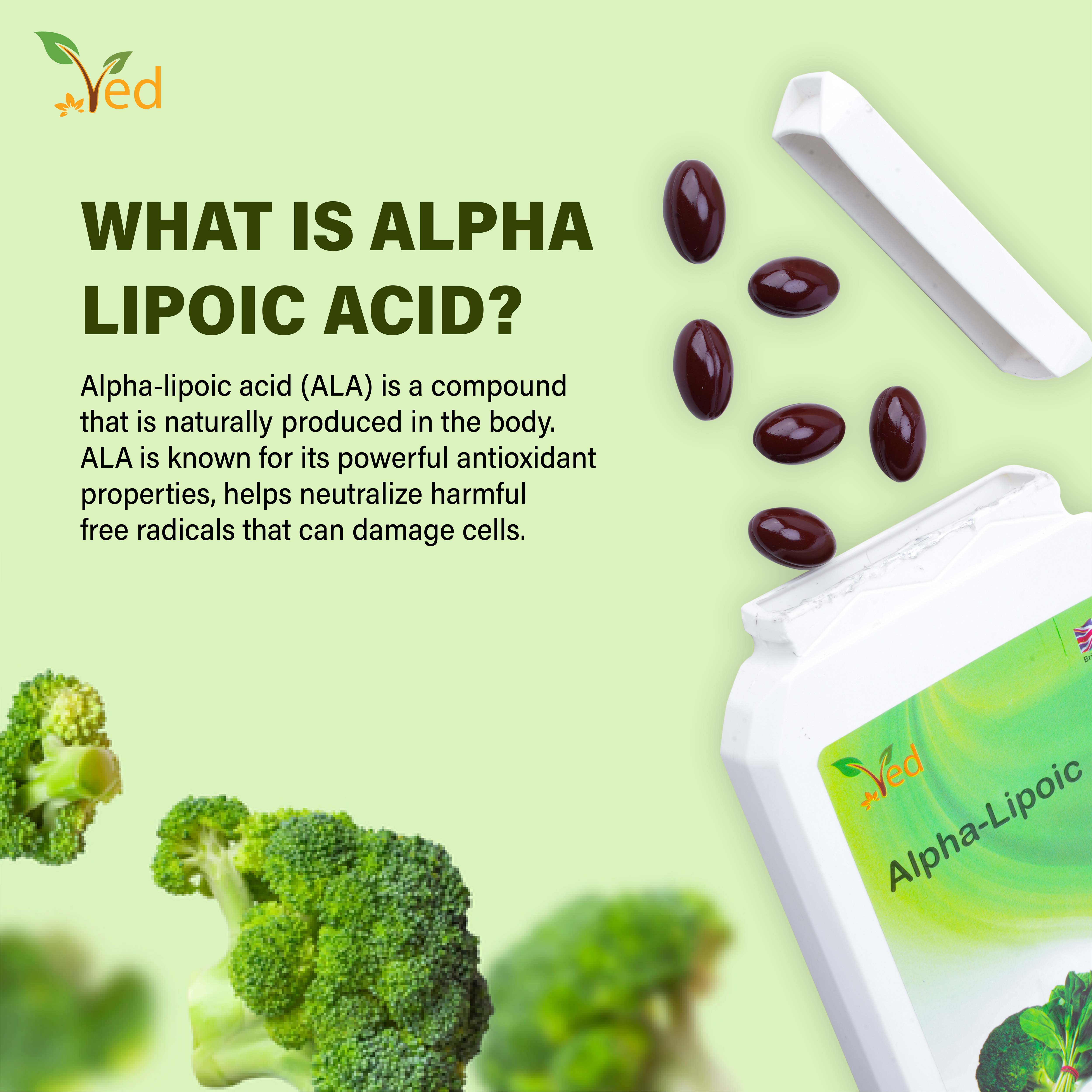 ALPHA LIPOIC ACID 500mg Softgels