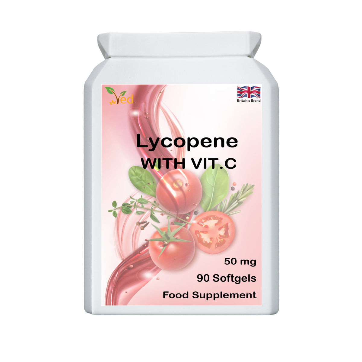 Ved Lycopene Supplement | 50mg x 90 Softgel