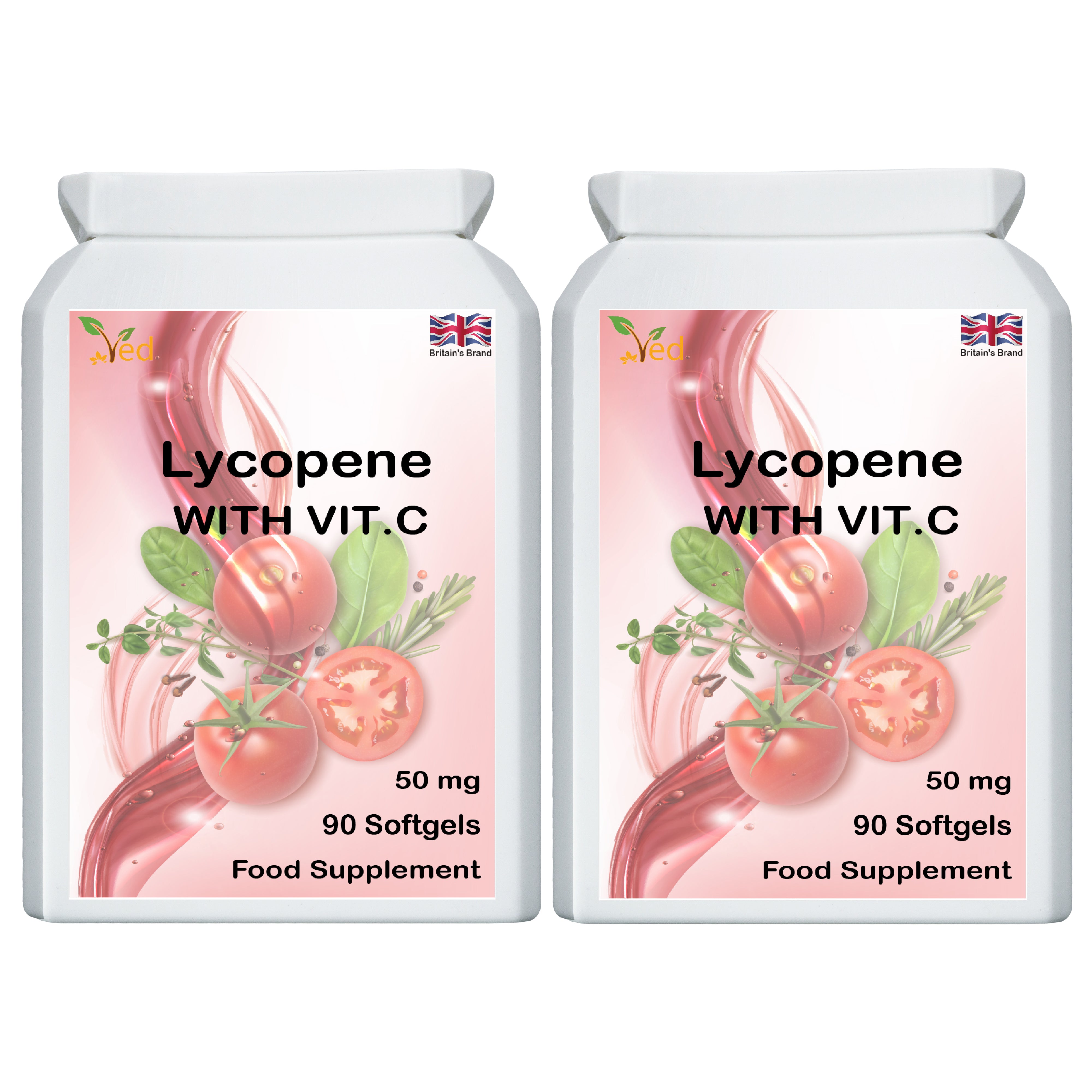Lycopene 50 mg | 180 softgel, 6 Month Supply.