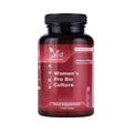 Women's Pro-bio Capsules 30 Billion CFU, 90 Delayed Release Vegan | 1 Month Supply, D-Mannose, Cranberry, Hibiscus & Sea Buckthorn Extracts